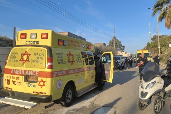 זירת רצח בשפרעם (צילום ארכיון: תיעוד מבצעי מד"א)
