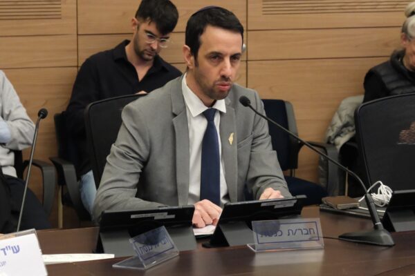 ח"כ אריאל קלנר בדיון ועדת החוקה (צילום: דוד טברסקי)