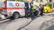 פינוי תינוקות מהמעון בירושלים (צילום: תיעוד מבצעי מד"א)