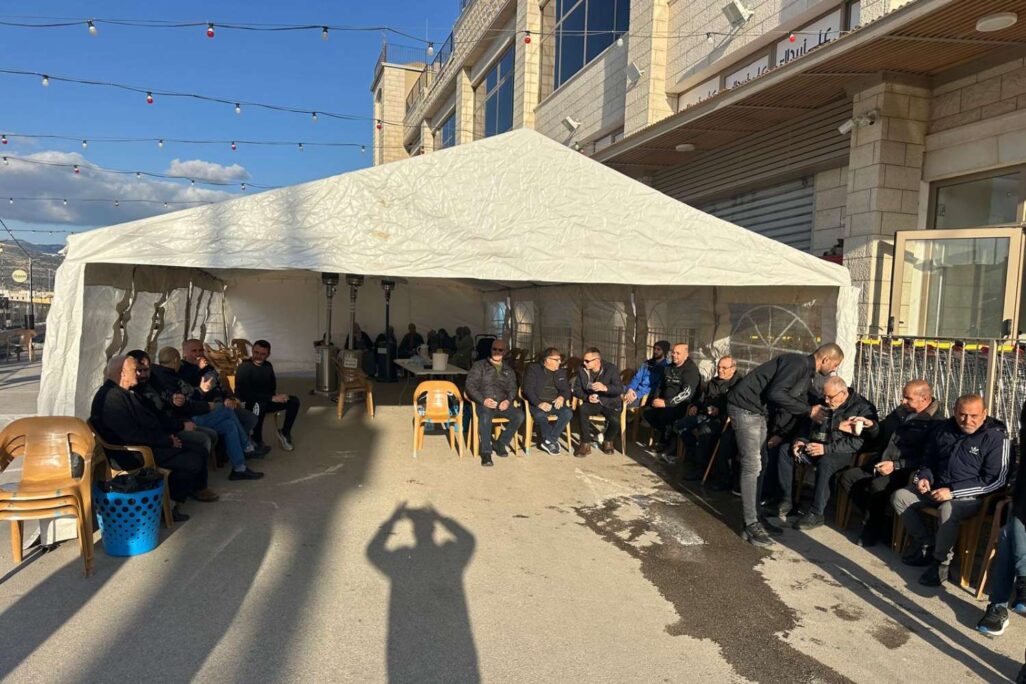 מאהל המחאה בסח'נין (צילום: מאג'ד אבו יונס) מאהל המחאה בסח'נין (צילום: מאג'ד אבו יונס)