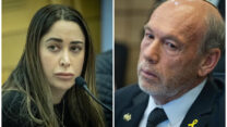 מבקר המדינה מתניהו אנגלמן והשרה מאי גולן (צילום: פלאש90)