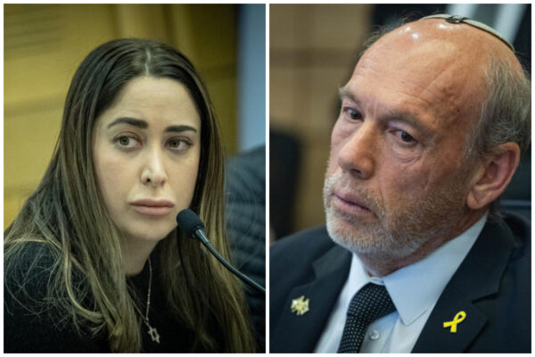 מבקר המדינה מתניהו אנגלמן והשרה מאי גולן (צילום: פלאש90)