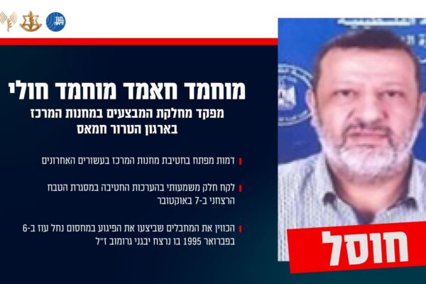 מוחמד חולי (צילום: דובר צה"ל)