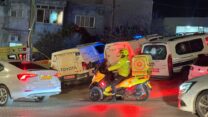 זירת רצח בנצרת (צילום ארכיון: תיעוד מבצעי מד"א)