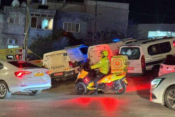 זירת רצח בנצרת (צילום ארכיון: תיעוד מבצעי מד"א)