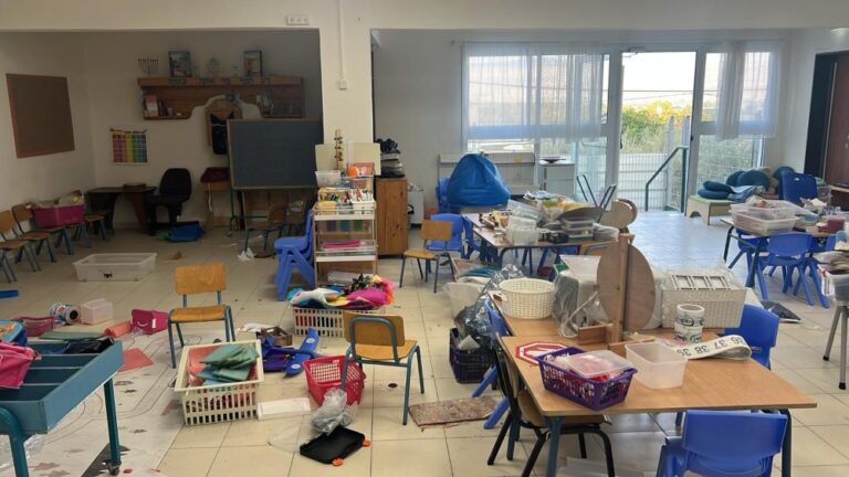 גן הילדים של רחל איבגי בקריית שמונה, לפני החזרה ללימודים (צילום: אלבום פרטי)