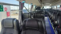 אוטובוס הנתיבים המהירים בשפיים, מבט מבפנים (צילום: אמיתי פרץ)