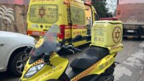זירת הרצח בנצרת (צילום: תיעוד מבצעי מד"א)