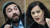 ח"כ נעמה לזימי וח"כ צבי סוכות (צילומים: פלאש90)