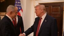 פגישת נתניהו וטראמפ בבית הלבן (צילום: אבי אוחיון, לע"מ)