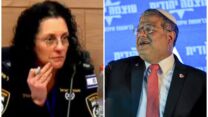 השר לביטחון לאומי איתמר בן גביר וסנ"צ רותי האוסליך (צילומים: צפריר אביוב/ פלאש 90, ערוץ הכנסת)