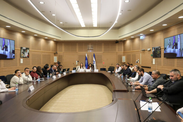 ועדת עובדים זרים בדיון בכנסת על נהגי רכב כבד והאפשרות להבאת עובדים זרים בענף לישראל (צילום: דני שם טוב/ דוברות הכנסת)