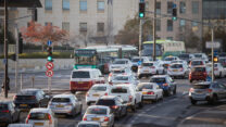 עומסי תנועה בירושלים (צילום: הדס פרוש/פלאש90)