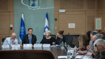 דיון ועדת החוץ והביטחון של הכנסת על חוק הגיוס (צילום: יונתן זינדל/ פלאש 90)