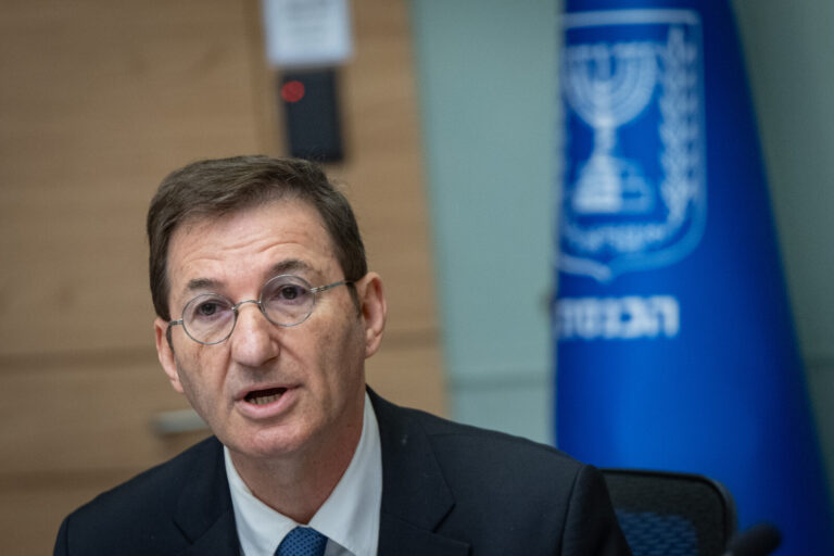 יו"ר ועדת החוץ והביטחון בועז ביסמוט (צילום: יונתן זינדל/ פלאש 90)