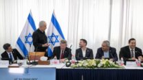 ישיבת הממשלה בקריית שמונה (צילום: מעיין טואף/ לע"מ)
