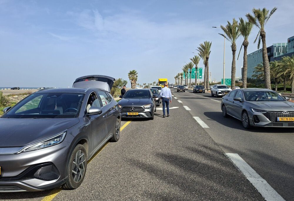 שיירת מחאה נגד האלימות בחברה הערבית (צילום: ג'עפר פרח, מרכז מוסאוא) שיירת מחאה נגד האלימות בחברה הערבית (צילום: ג'עפר פרח, מרכז מוסאוא)