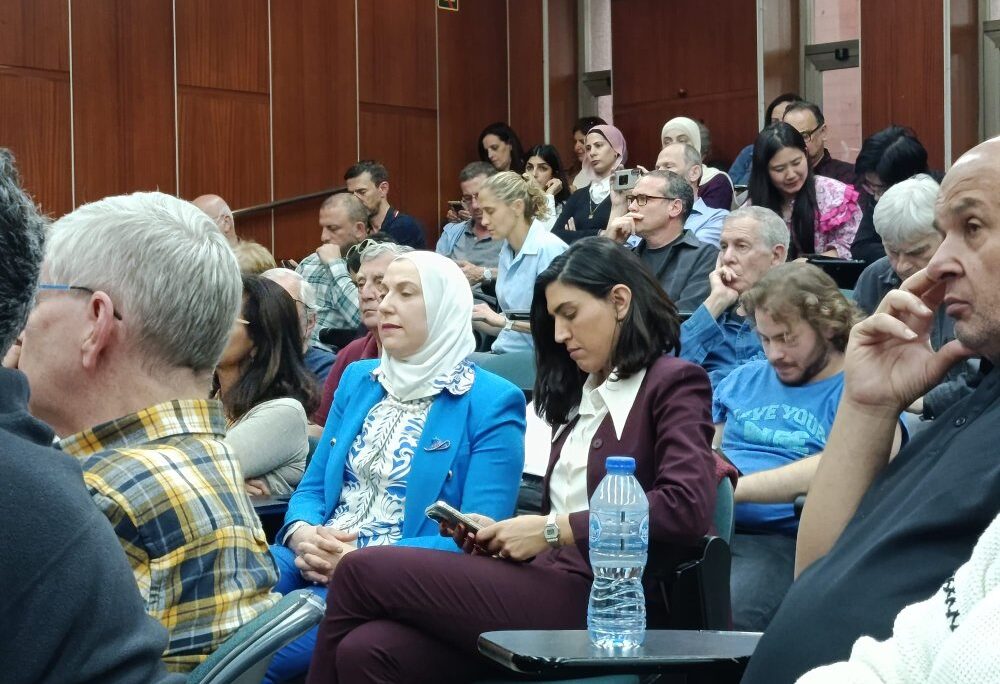 כנס חירום של אוניברסיטת תל-אביב ומכון ון ליר על הפשיעה המאורגנת בחברה הערבית (צילום: יניב שרון)