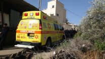 זירת הרצח הכפול באום אל פחם (צילום: תיעוד מבצעי מד"א)