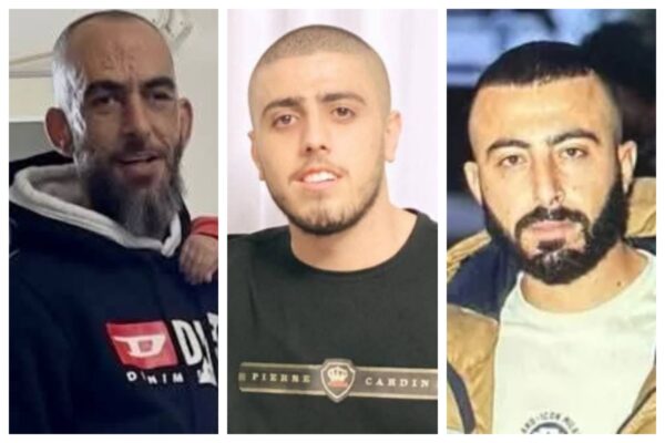 קורבנות אלימות בחברה הערבית: אוסאמה אבו עביד (מימין) נורה למוות בלקיה, סוהיל אבו גבל,