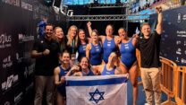 נבחרת הנשים של ישראל בכדורמים באליפות אירופה בפונצ'אל שבפורטוגל (צילום: איגוד הכדורמים)