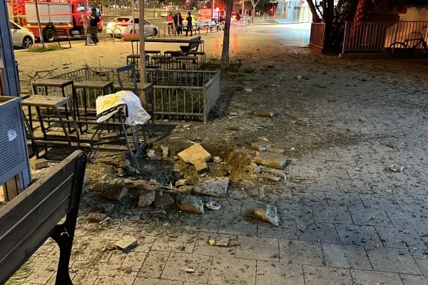 זירת נפילה באזור גוש דן (צילום: תיעוד מבצעי מד"א)