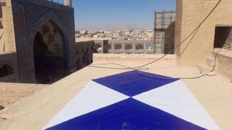 Iran placed blue shields on 120 museums and historical sites (Photo: Social media)
