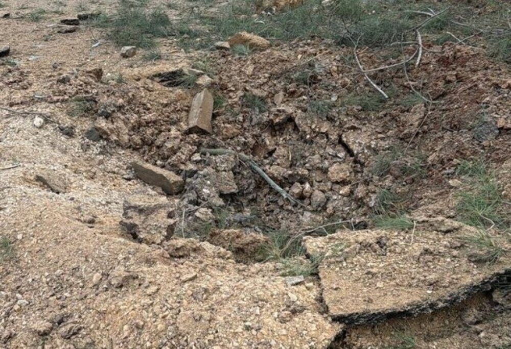 נזק כתוצאה מנפילת רסיס בטכניון (צילום: לפי סעיף 27 א')