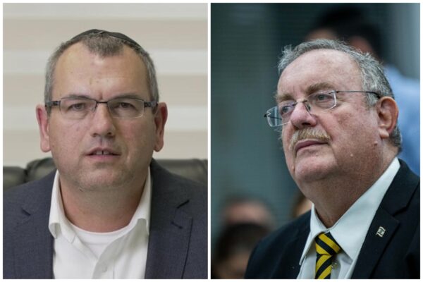מימין: נציב שירות המדינה פרופ' דניאל הרשקוביץ', מנכ"ל הרבנות הראשית יהודה כהן (צילומים: יונתן זינדל/ פלאש 90, בועז אופנהיים)