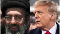 מימין: נשיא ארה"ב דונלד טראמפ, יורשו של האיתוללה עלי חמינאי, מוג'תבא חמינאי (צילומים: shutterstock, AP Photo/Vahid Salemi)