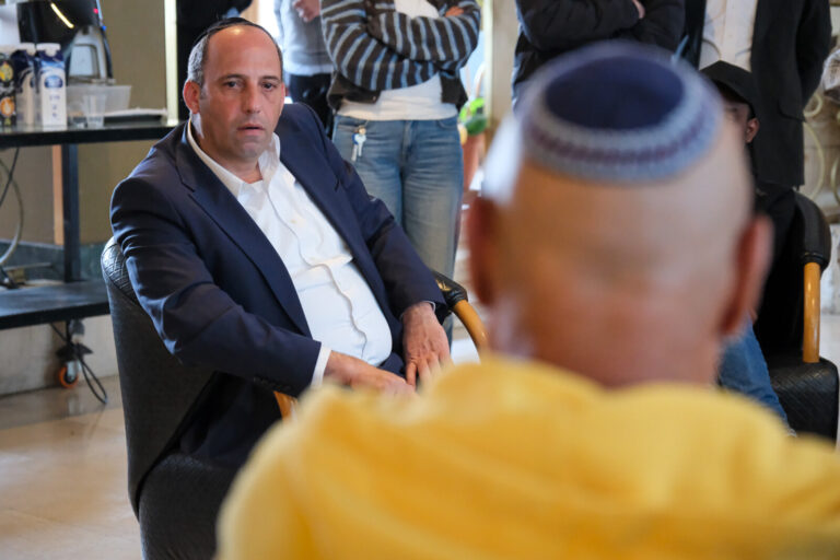 שמואל גרינברג ראש עיריית בית שמש (צילום: דוד טברסקי)