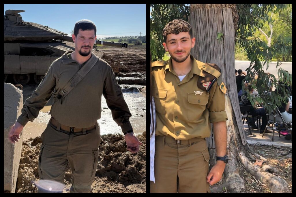 סמ"ר אורי גרינברג ז"ל (מימין) וסמל אביעד אלחנן וולנסקי (צילומים: דובר צה"ל)