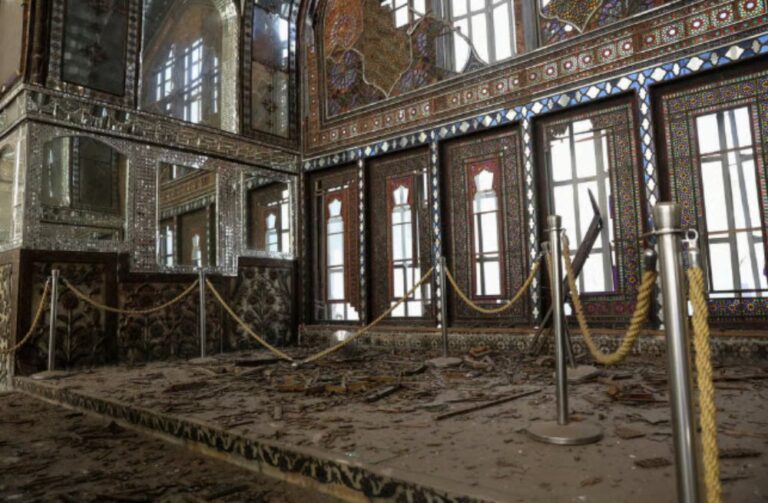Damage at Golestan Palace in Tehran after airstrikes (Photo: Reuters)