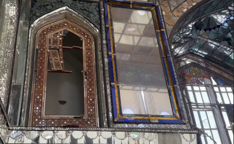 Damage at Golestan Palace (Photo: Iranian Government)