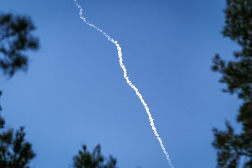 יירוט בשמי ישראל בעקבות ירי מאיראן (צילום: דוד טברסקי) יירוט בשמי ישראל בעקבות ירי מאיראן (צילום: דוד טברסקי)