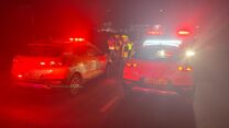 זירת התאונה הקטלנית בעיר רחובות (צילום: איחוד הצלה)