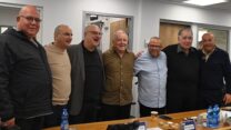 יו"ר ההסתדרות ארנון בר-דוד בסיור במרחב חיפה (צילום: אור גואטה)