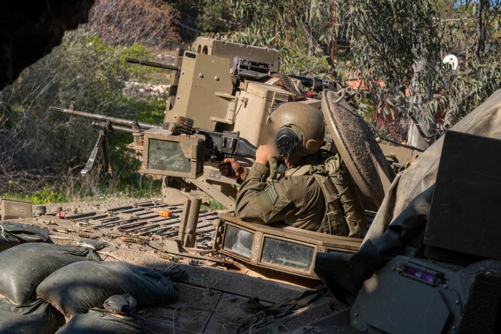 חייל צה"ל מאוגדה 36 בדרום לבנון (צילום: דובר צה"ל)