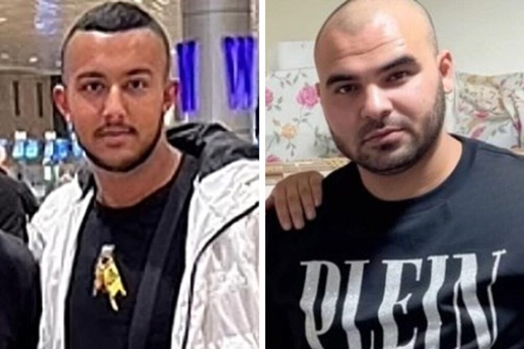 אחמד עמאד אגבריה (מימין) ומרוואן אבו גאנם  (צילום: שימוש לפי סעיף 27א' לחוק זכויות יוצרים)