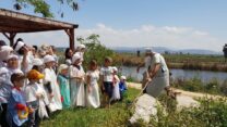 פעילות יציאת מצרים בקיבוץ כפר מסריק בגליל המערבי (צילום: בני ברק)