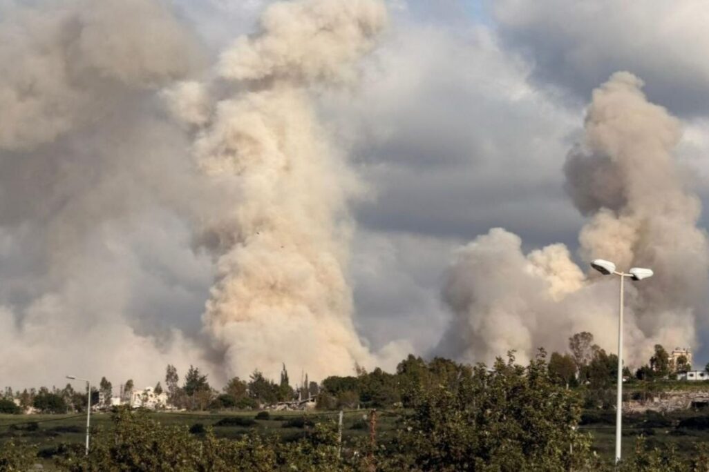 פיצוץ מבנים על ידי צה"ל בדרום לבנון (צילום: רשתות חברתיות לפי סעיף 27א')