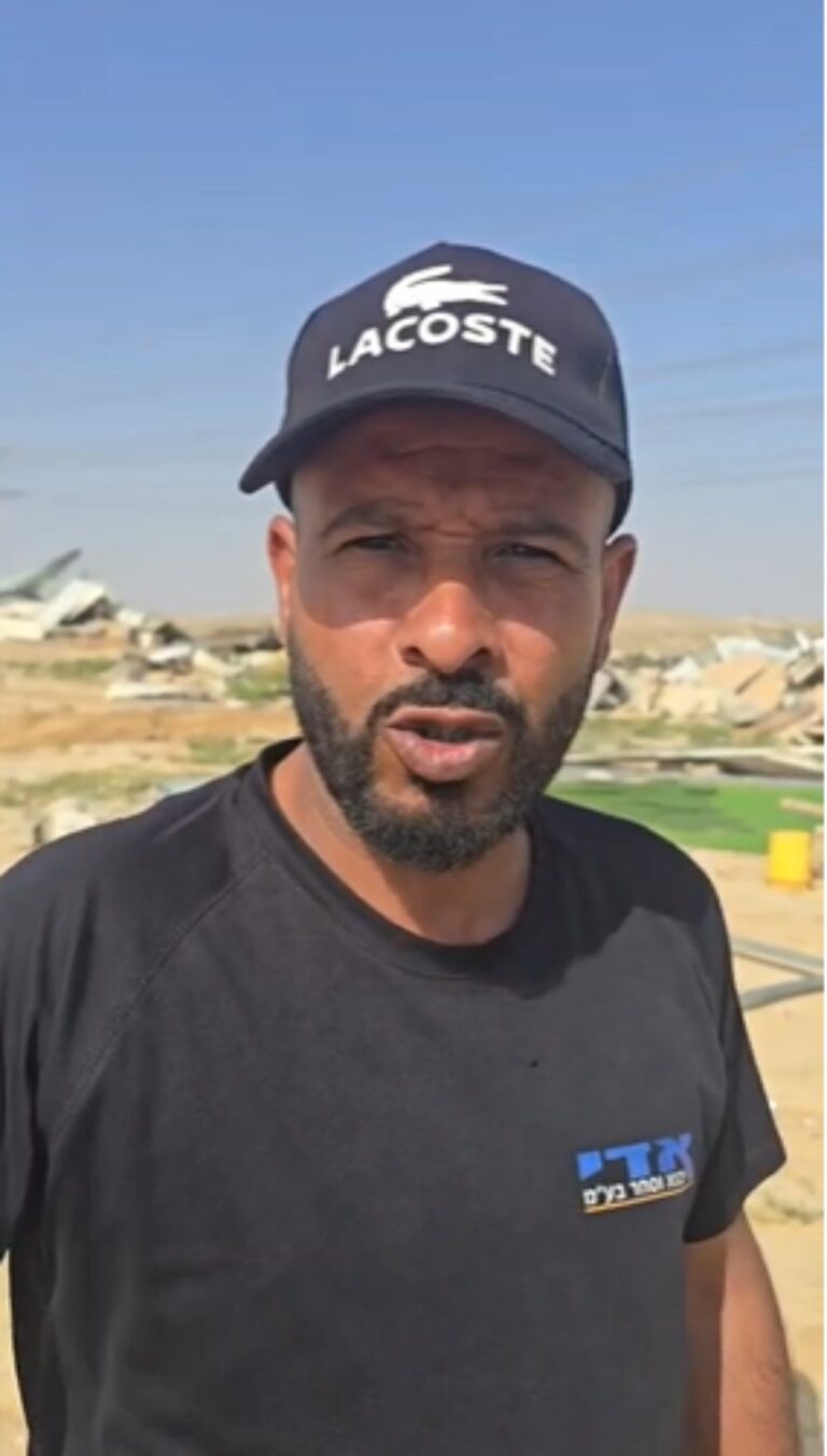 תאופיק אבו עדוואן (צילום: המועצה לכפרים לא מוכרים)