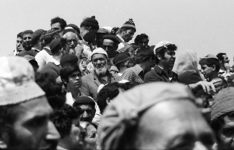 הלוויית נרצחי מתקפת הטרור, 1974 (צילום: אברהם אילת)