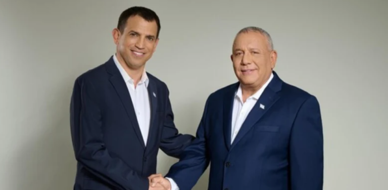 גדי איזנקוט ושאול מרידור. לא מספיק לנהל טוב יותר את המערכת הקיימת (צילום: דוברות מפלגת ישר)