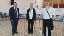 הרב בנימין קלוגר, מתנדב במרכז הנתונים לחופש הדת (מימין), יסכה הרני, מנהלת מרכז הנתונים לחופש הדת ועו"ד קיבורק נלבנדיאן, נציג הקהילה הארמנית של ירושלים (צילום: ירון וייס)