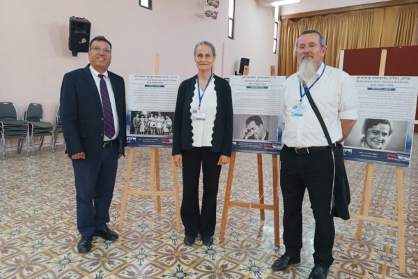 הרב בנימין קלוגר, מתנדב במרכז הנתונים לחופש הדת (מימין), יסכה הרני, מנהלת מרכז הנתונים לחופש הדת ועו"ד קיבורק נלבנדיאן, נציג הקהילה הארמנית של ירושלים (צילום: ירון וייס)