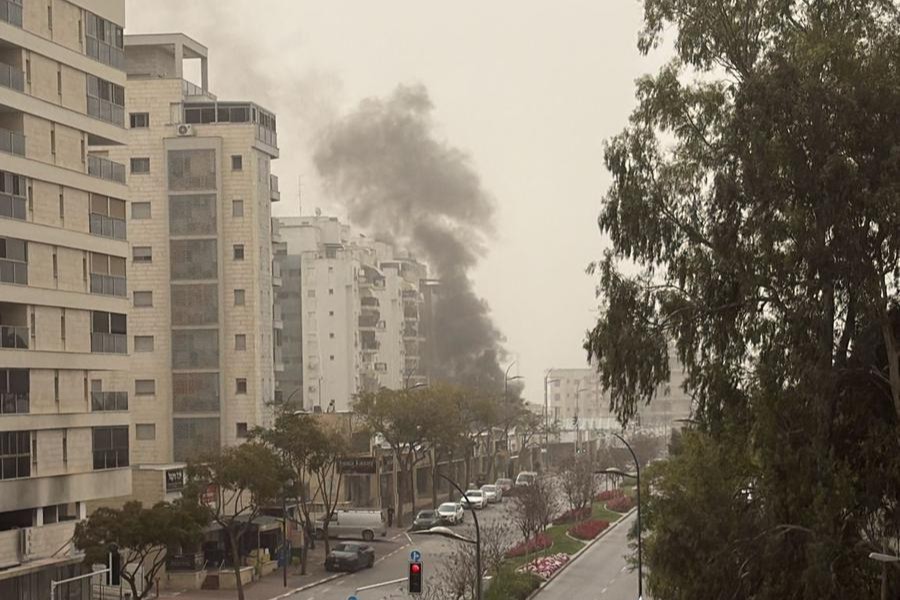 זירת נפילה בחיפה (צילום: שימוש לפי סעיף 27א' לחוק זכויות יוצרים)