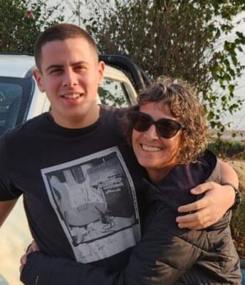 Ayelet Shavit and her late son Tal (Photo: Private album)