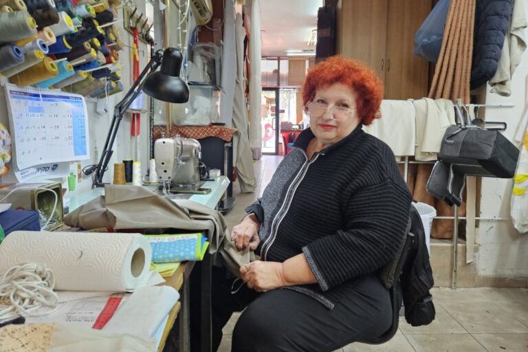 אלה פורמן. "שיהיה לנו שקט ונוכל לבנות פה מחדש את העיר שלנו" (צילום: מאיה רונן)