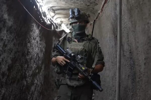 מפקד ס'1, אחת היחידות שפעלו במנהרת הענק בכפר קנטרה שבדרום לבנון.(צילום: דובר צה"ל)